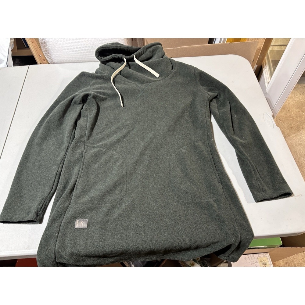 Deso Supply Co Title Nine Funnel Neck Sweatshirt Size Lg forest green